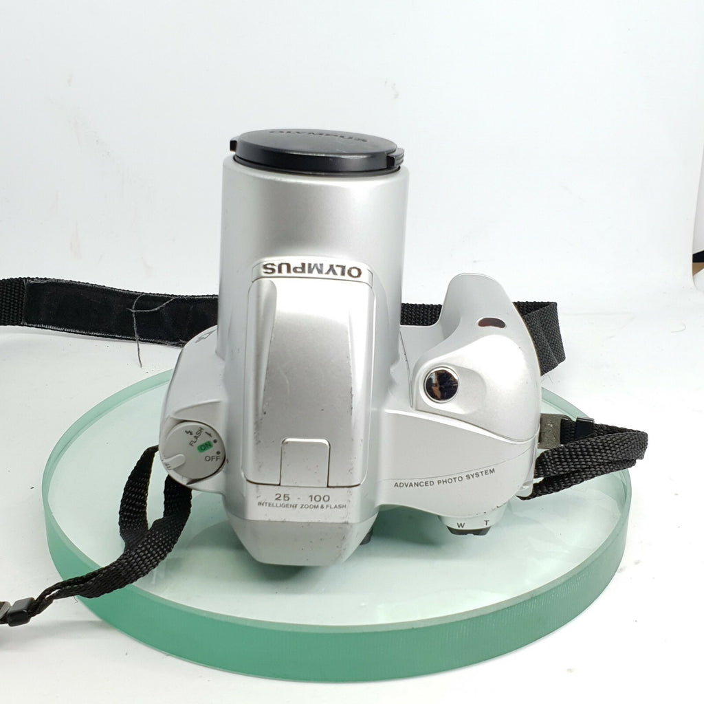 OLYMPUS CENTURION S QTZ DATE~PANORAMA APS FILM BRIDGE CAMERA~25100MM LENS #9654
