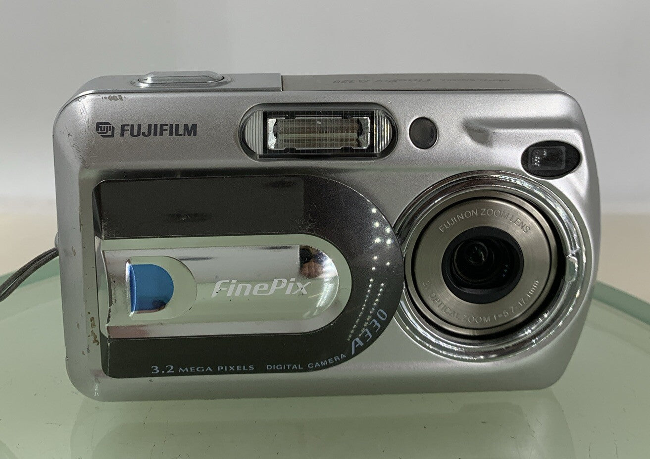 Vintage Fujifilm FinePix Digital Camera A330 3.2MP DOTS ON SCREEN TESTED - 1601