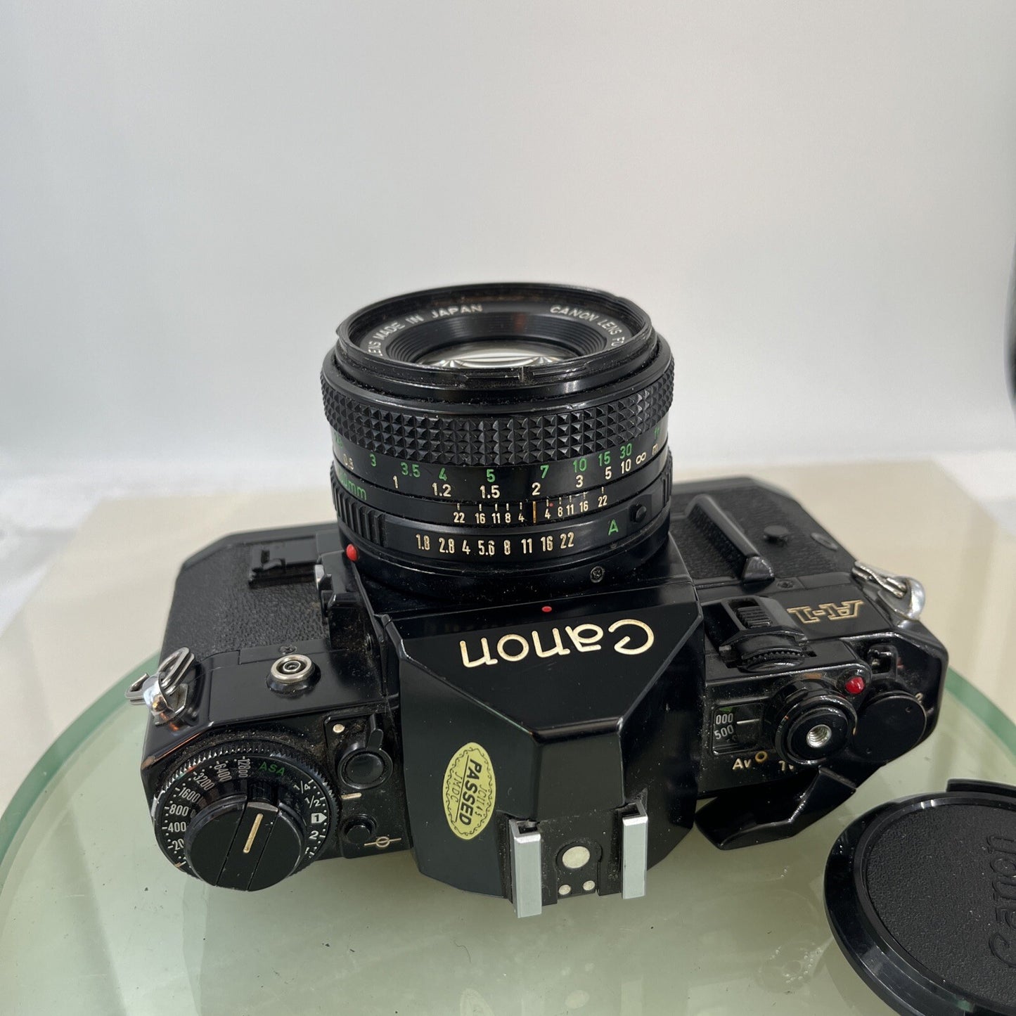 BEAUTIFUL Canon A-1 35mm SLR Camera Body+ FD 50mm f/1.8 FULLY WORKING #7444