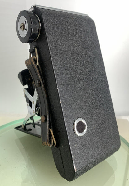 Kershaw Eight-20 Penguin Vintage 1940s Folding Film Camera BLACK TESTED - 8224