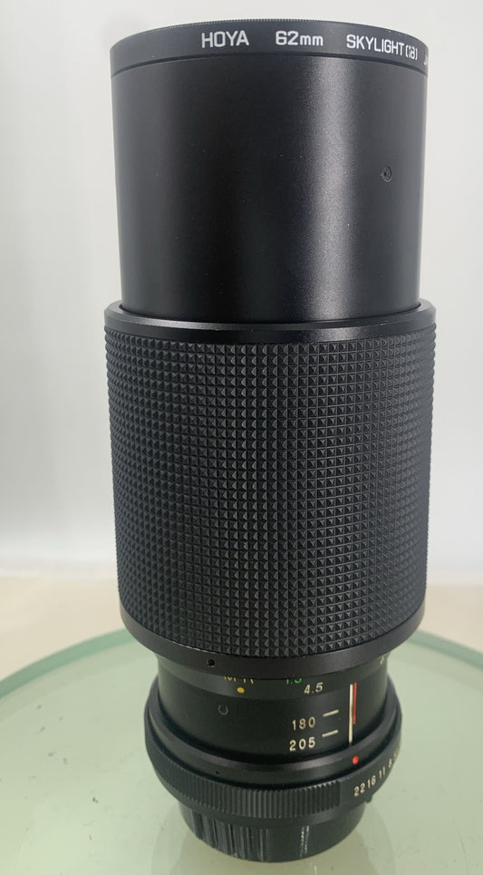 Vivitar 75-205mm Macro Focusing Zoom Lens BLACK PERFECTLY WORKING TESTED - 5370
