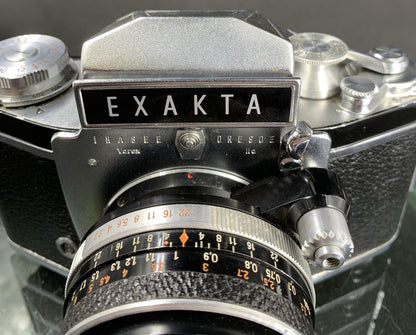 IHAGEE Exakta Varex DRESDE IIa Tessar f=2.8/50mm + Case (NEED SERVICE) #1415