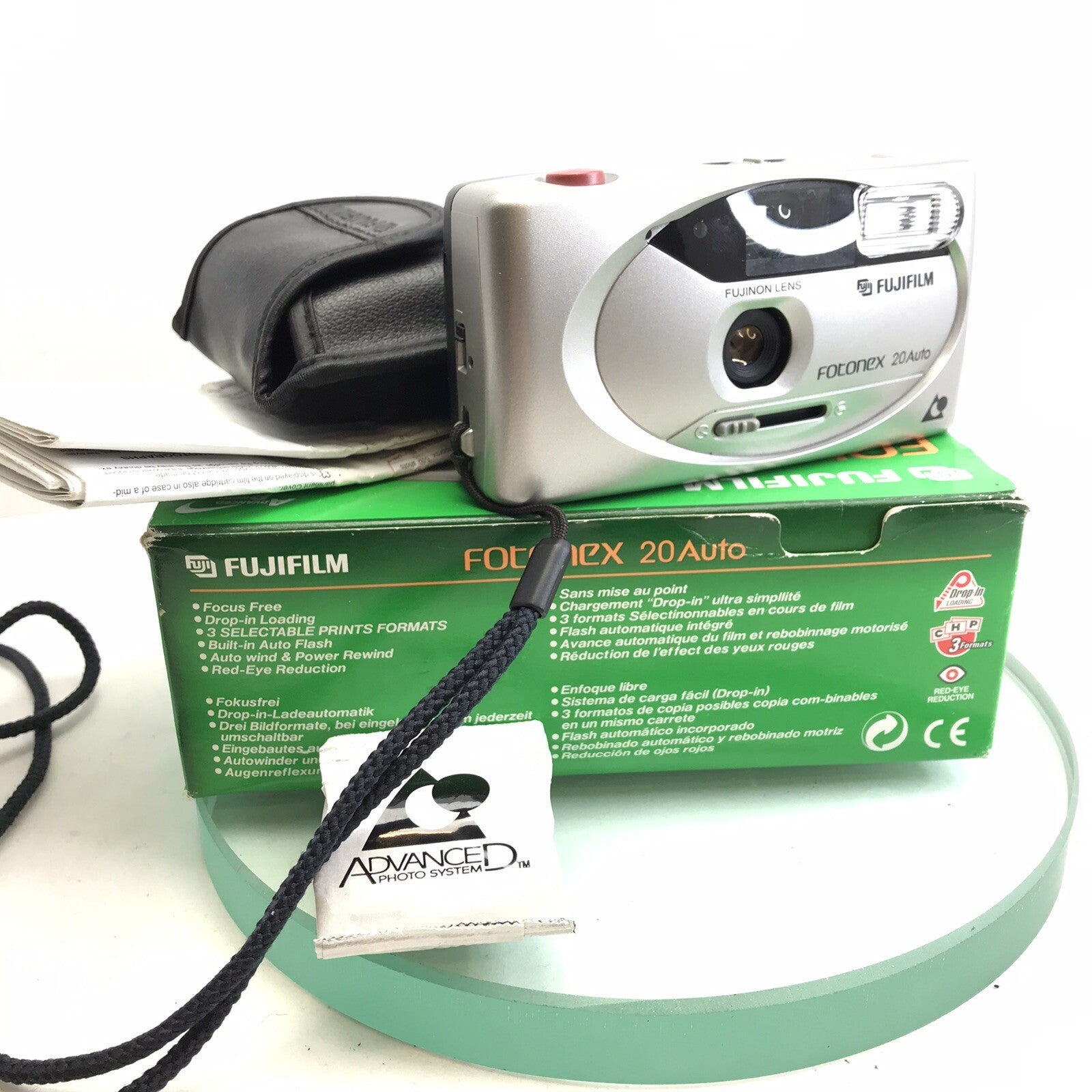 BOXED FUJIFILM FOTONEX 20 AUTO APS FILM CAMERA~3 PRINT FORMATS~AUTO FLASH#5720