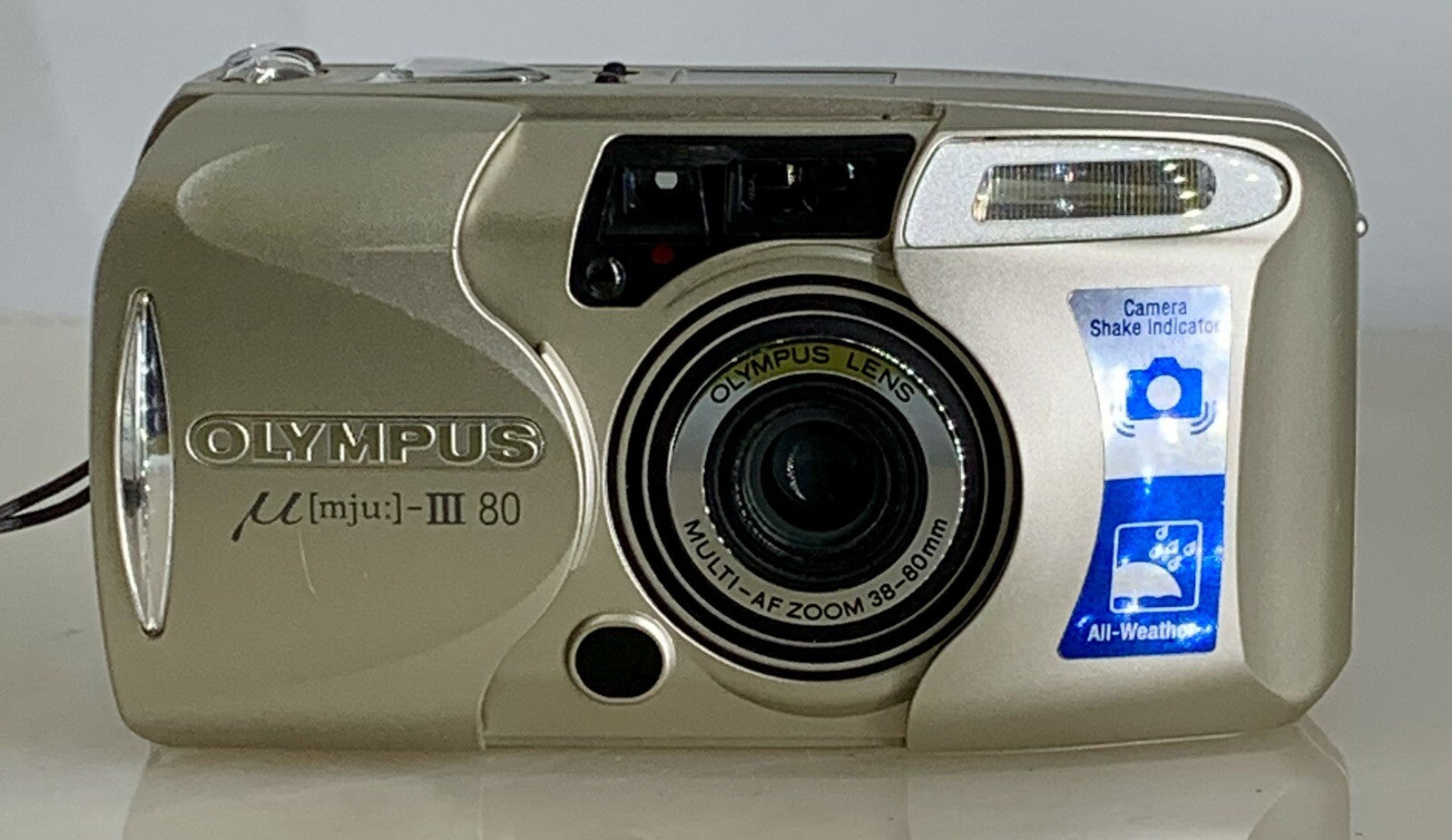 Olympus MJU III 80 Camera 35mm Film Point & Shoot Compact 38-80mm Lens [mju:]941