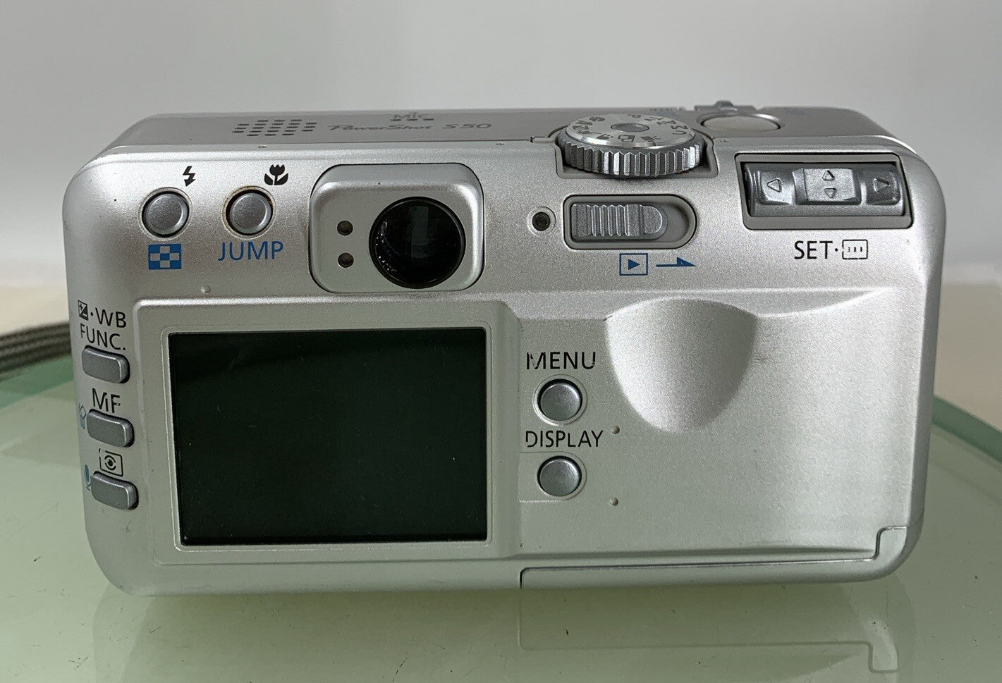 Canon Digital Camera PowerShot S50 5.0MP SILVER WITH CHARGER TESTED - 1715