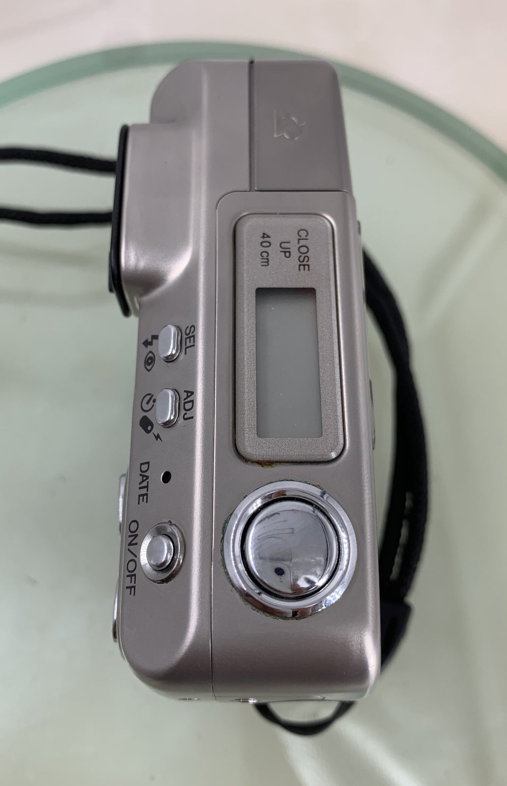 Minolta VECTIS 300 STEEL CAMERA NO CARD SILVER WITH COVER - TESTED - 9927