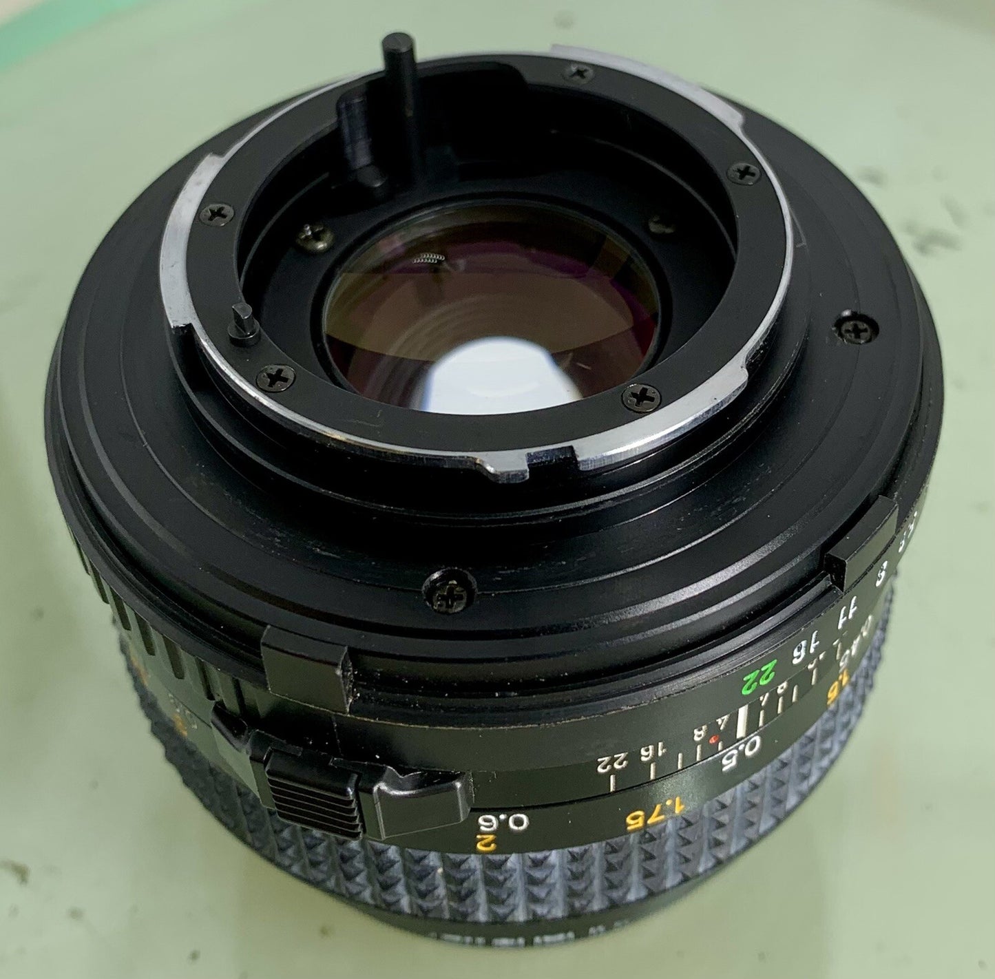 Minolta MD 50mm 1:1.7 lens, fits X700 X500 XD5 XD7 XG-M camera mount  TESTED #105