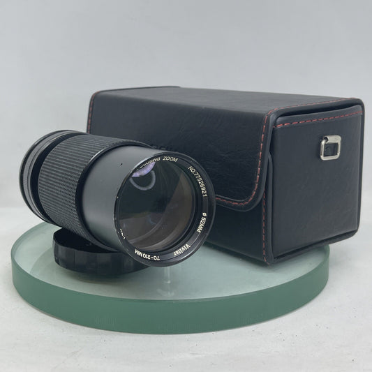 Vivitar 70 - 210mm Macro Focusing Zoom [ 52mm ] 1:4.5 MC, CANON FD LENS FIT 1860
