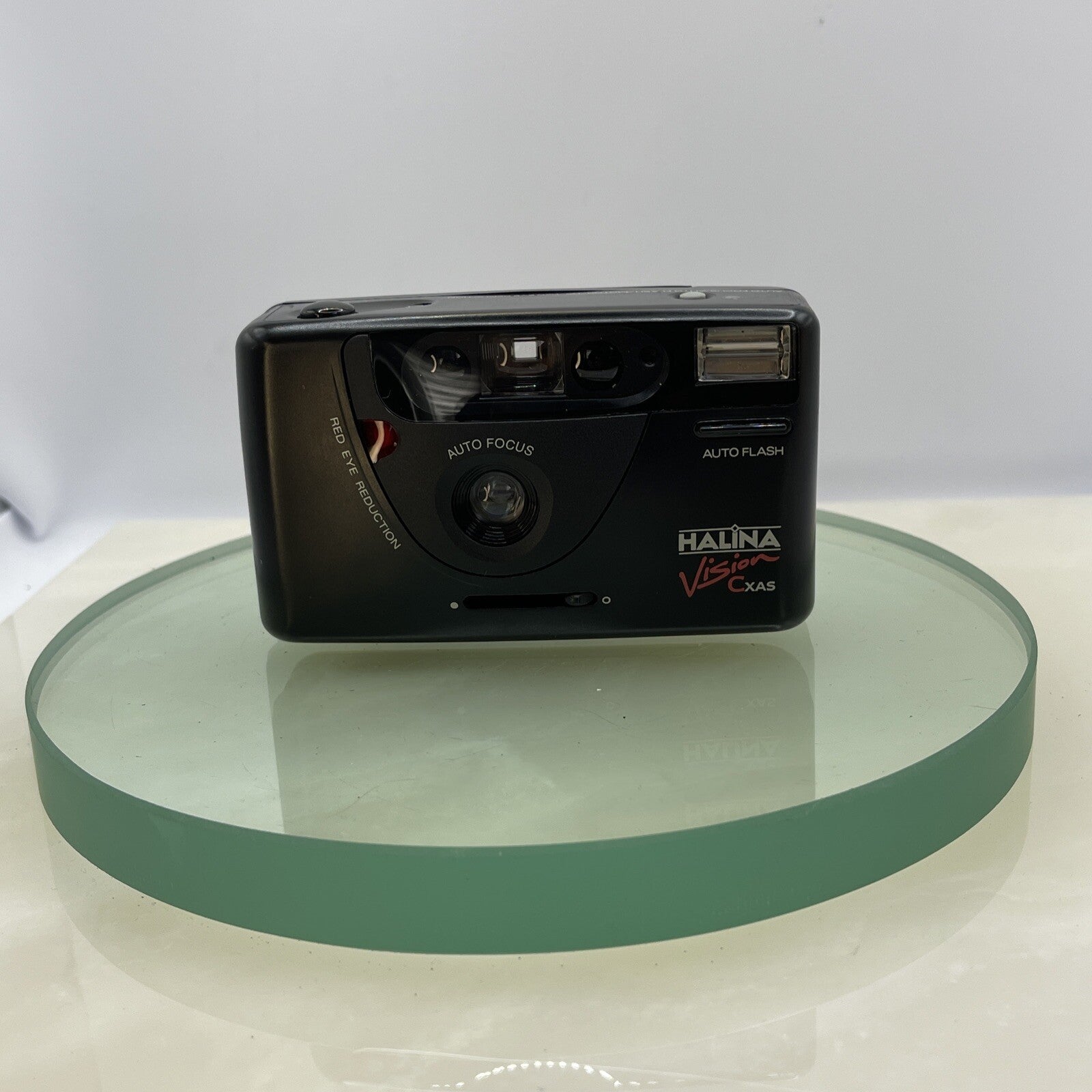 Vintage Halina  Vision C XAS Auto Flash & Focus Compact Camera & Case #2832