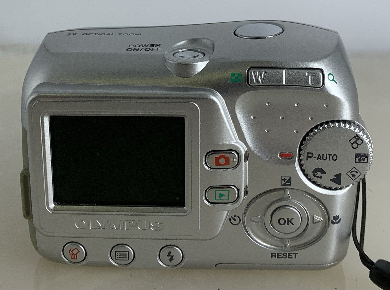 Olympus Camedia C-370 Zoom 3.2MP Digital Camera-Silver-Case-Tested#1254