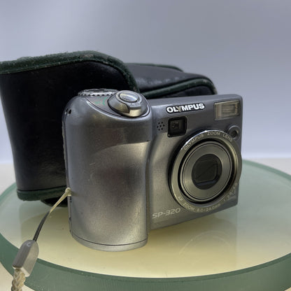 Olympus SP-320 7.1MP Digital Camera with 3x Optical Zoom Fully Tested + Case#6580