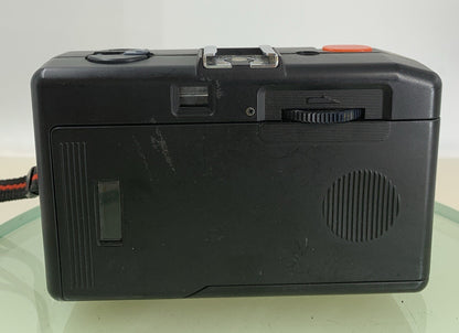 VINTAGE HANIMEX 35HS 35MM POINT AND SHOOT CAMERA BLACK FUNCTIONAL TESTED - 6555
