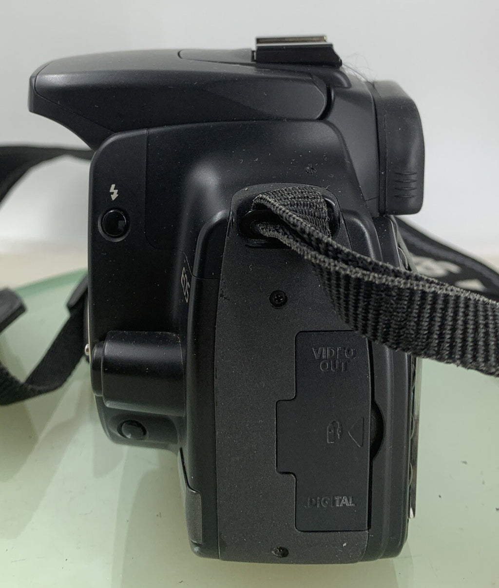 CANON EOS 400D DIGITAL SLR CAMERA BODY BLACK WITH CHARGER 4GB CARD TESTED - 1523