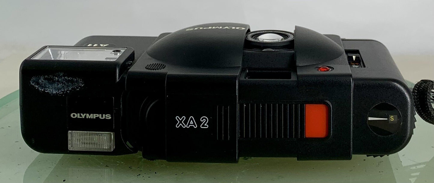 OLYMPUS XA2 Electronic Flash A11 D.ZUIKO 35mm f3.5 Point & Shoot+ Case   #3336