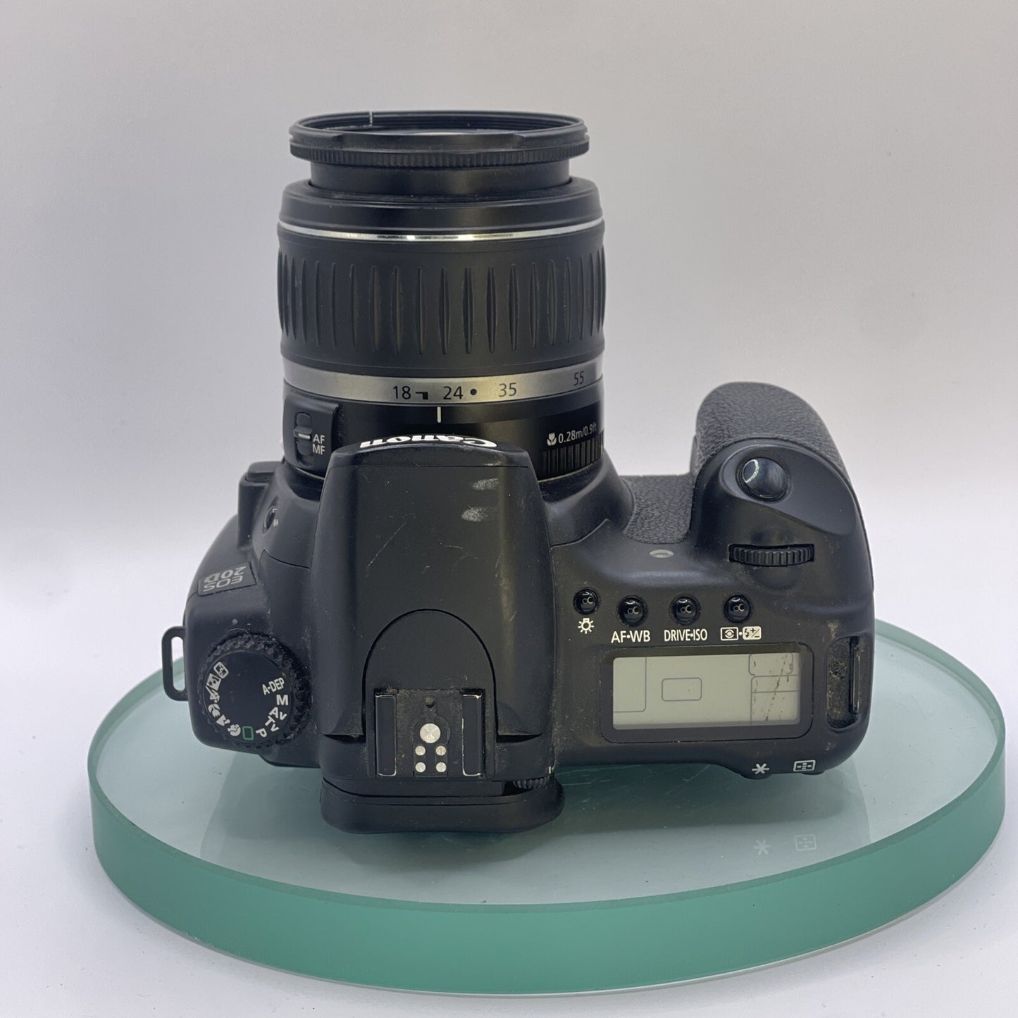 Canon EOS 20D DSLR Camera with EF-S II 18-55mm, Charger lens few fugus on sides4