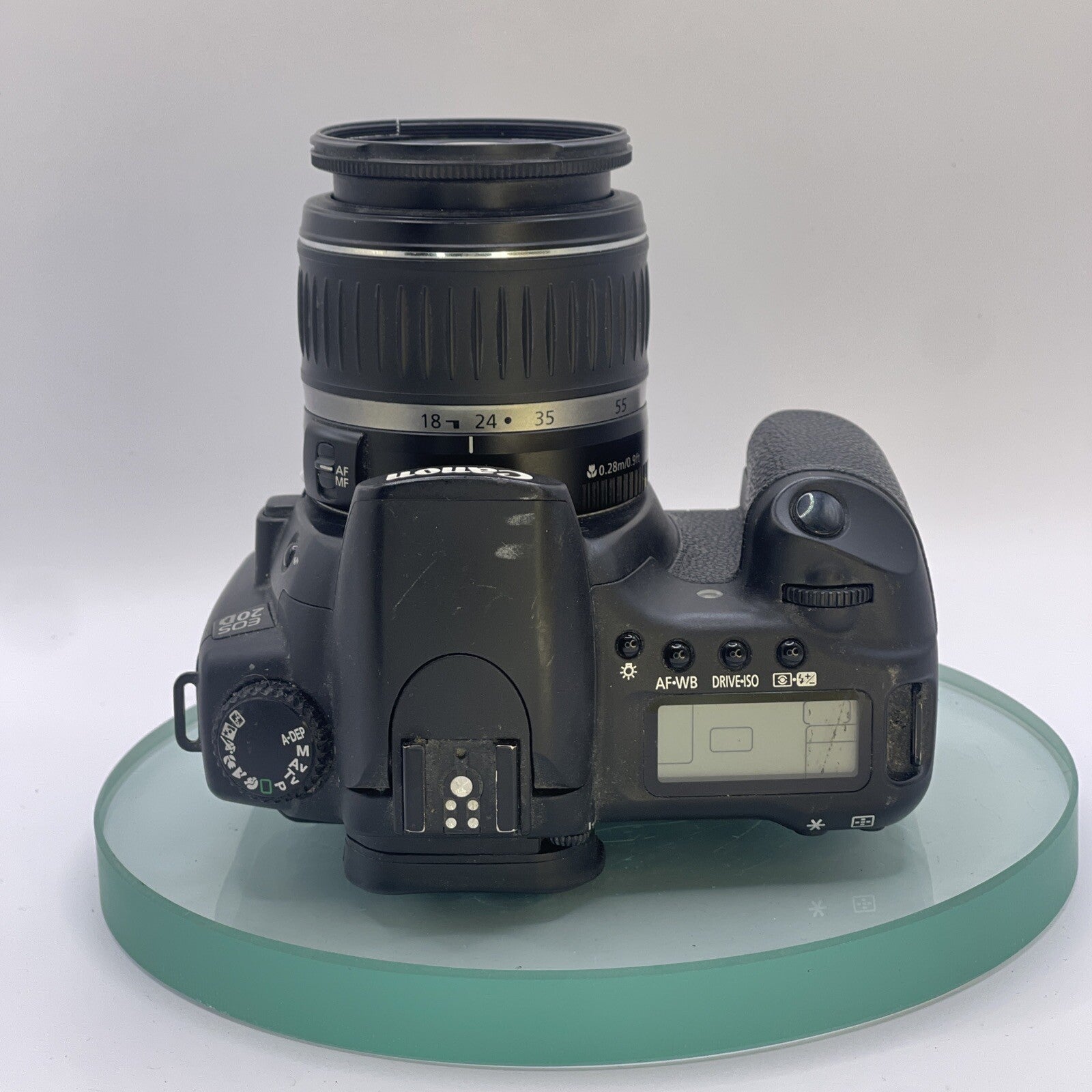 Canon EOS 20D DSLR Camera with EF-S II 18-55mm, Charger lens few fugus on sides4