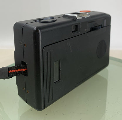 VINTAGE HANIMEX 35HS 35MM POINT AND SHOOT CAMERA BLACK FUNCTIONAL TESTED - 6554