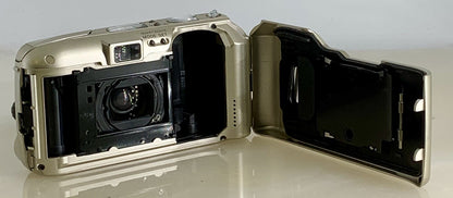 Olympus mju ii Zoom 80 35mm Ultra Compact Camera Beige All Weather  Working #838