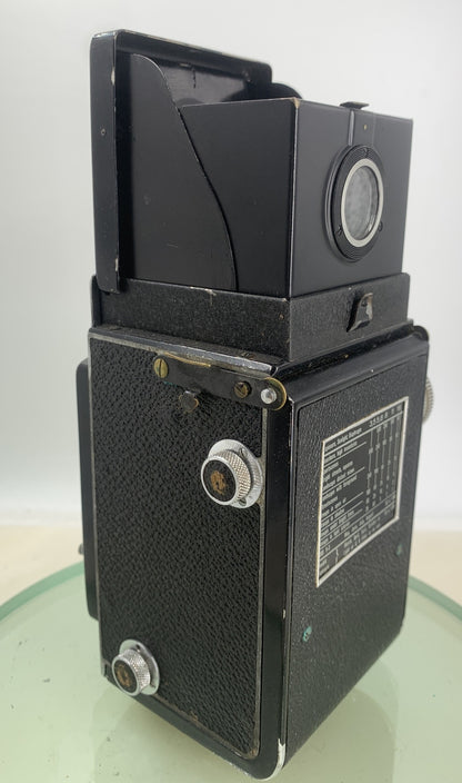 Rollei Rolleicord II 120 Film 6x6cm TLR Camera with Triotar  Lens + Case #3004