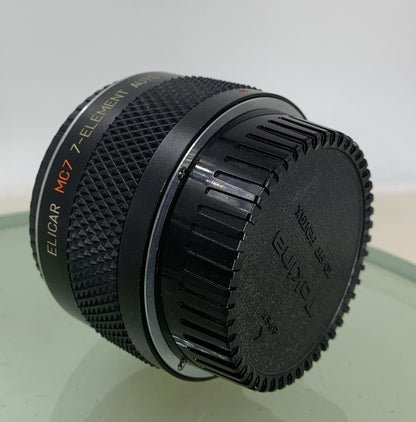 ELICAR MC7 AUTO Teleconverter BLACK LENS FOR CAMERA PERFECTLY TESTED - 4684