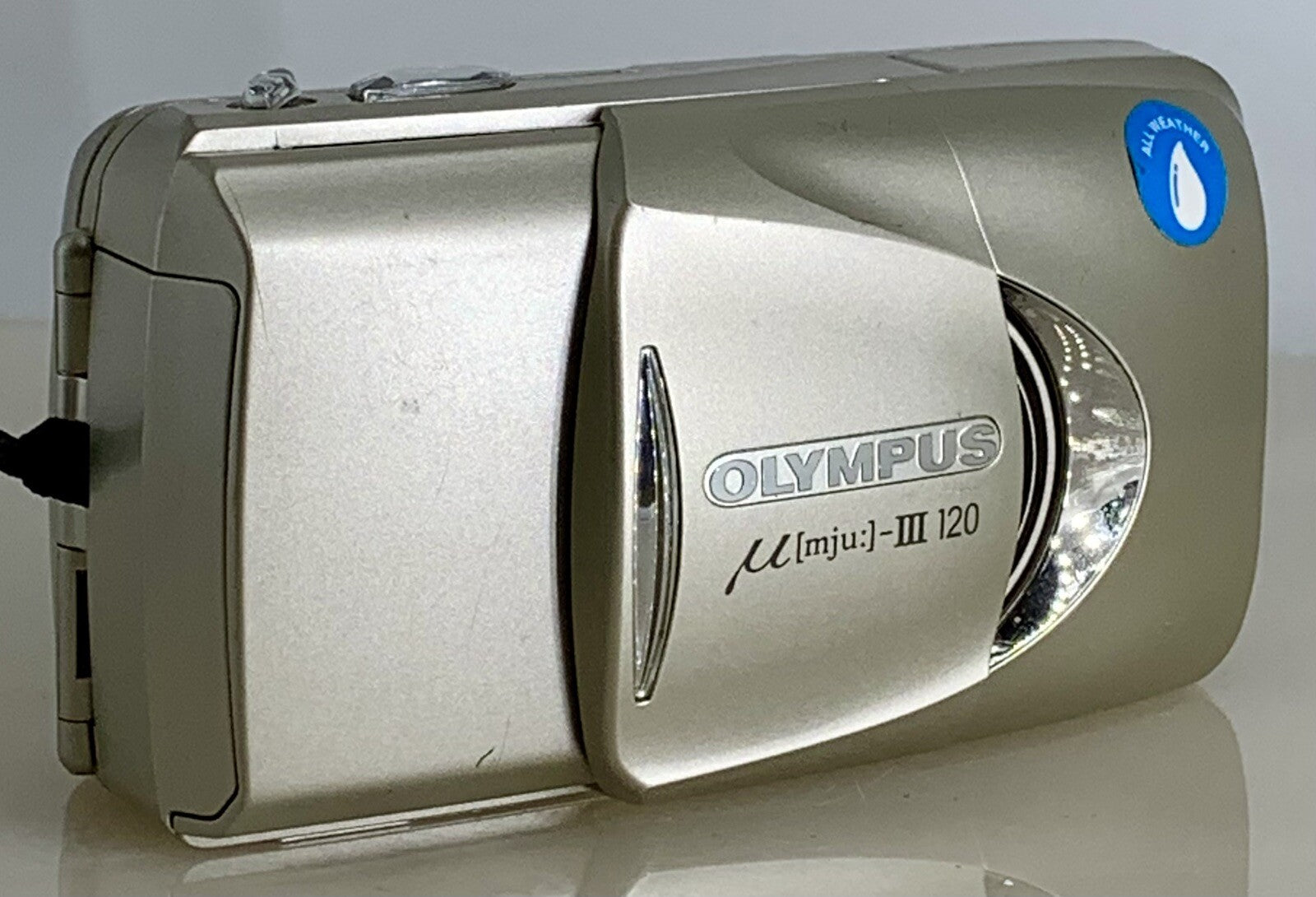 Olympus µ [Mju:] - III Zoom 120 Compact 35mm Film Point & Shoot Camera Silver910