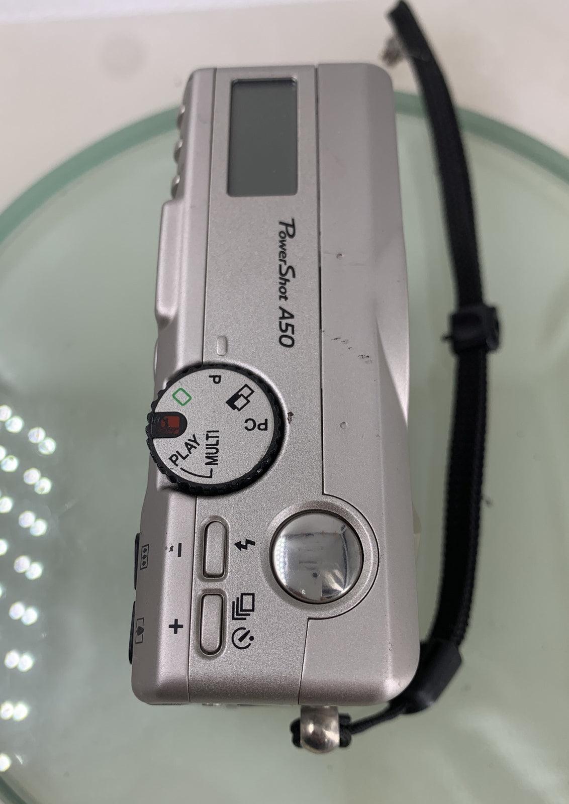 CANON DIGITAL CAMERA PowerShot A50 SILVER- WITH CHARGER - TESTED - 9678