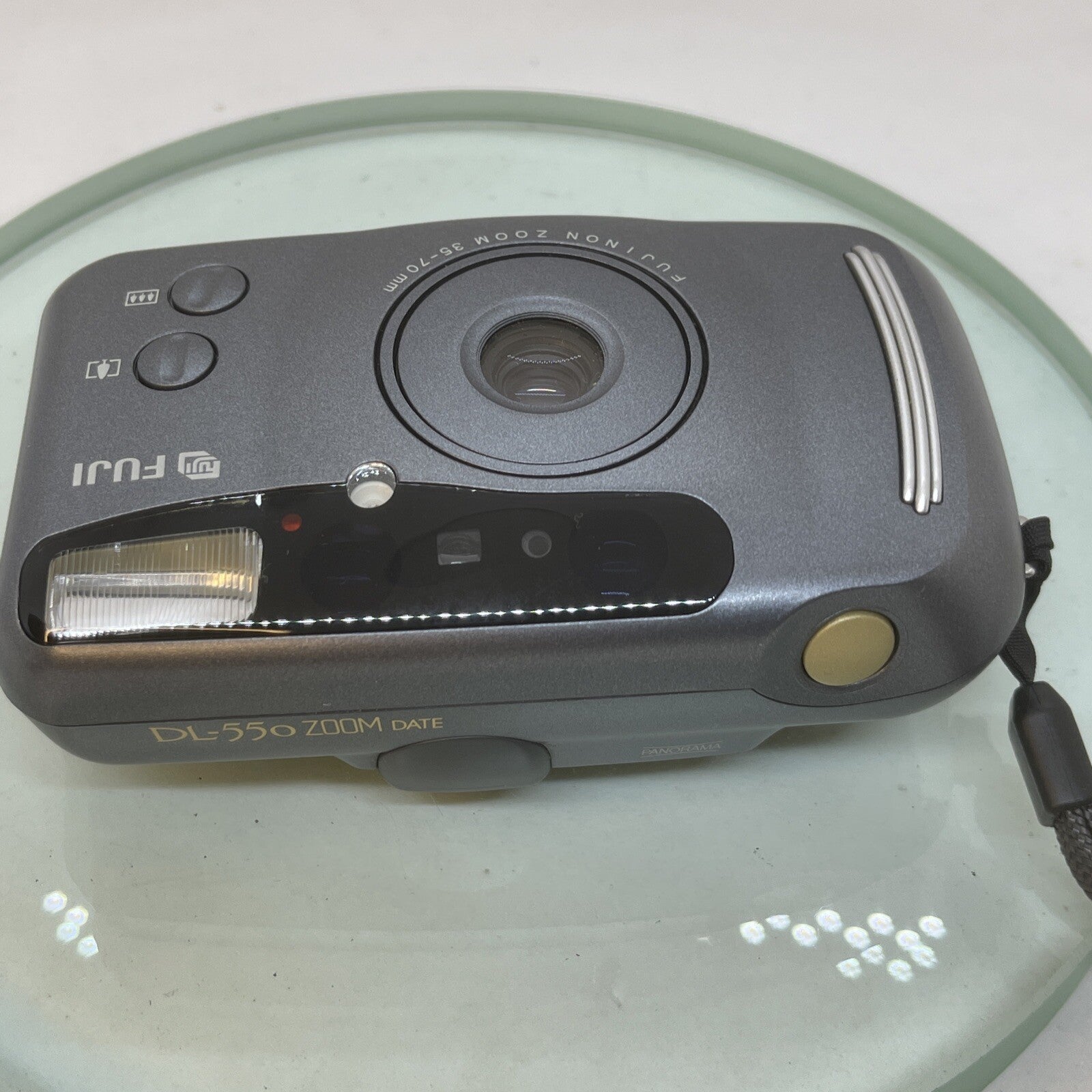 Rare fuji dl-550 zoom date Camera, Tested, Cased, Instructions+++ #5537