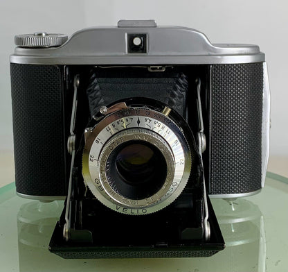 Vintage GB-Kershaw 450 6X6 Folding Camera+Otar Anastigmat f=80mm 1:4.5 Lens+Case1