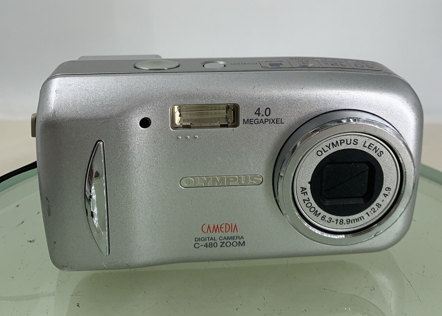 Olympus Digital Camera Camedia C-480 Zoom 4.0MP NO CARD SILVER TESTED - 4211