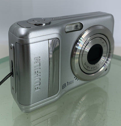 Fujifilm Digital Camera FinePix A850 8.1MP SILVER NO CHARGER NOCARD Tested-3110