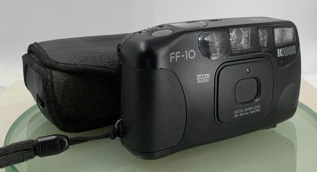 Ricoh FF-10 Zoom POINT AND SHOOT 35mm FILM CAMERA + COVER TESTED - 1420