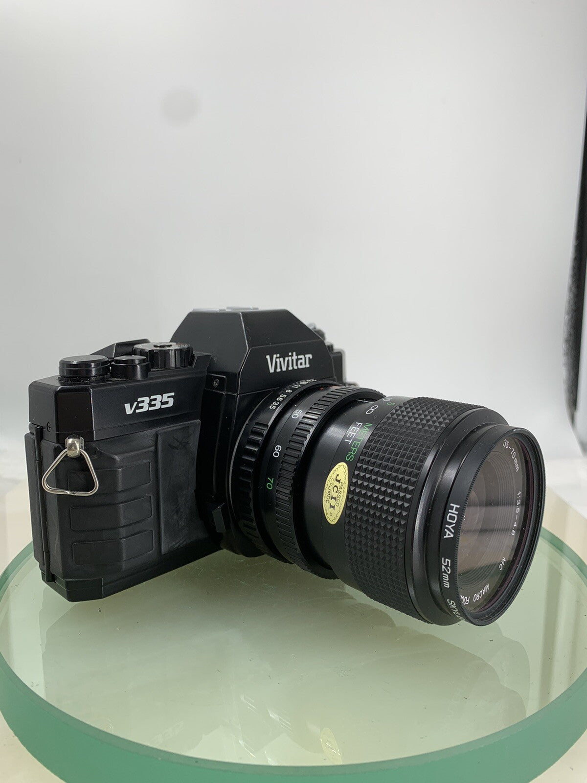 Vivitar V335 35mm SLR POINT AND SHOOT FILM CAMERA BLACK PERFECTLY TESTED - 1611
