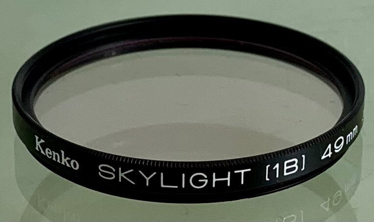 Kenko 49mm SKYLIGHT (1B) UV Filter Foe Camera Lens + Clean - 3390