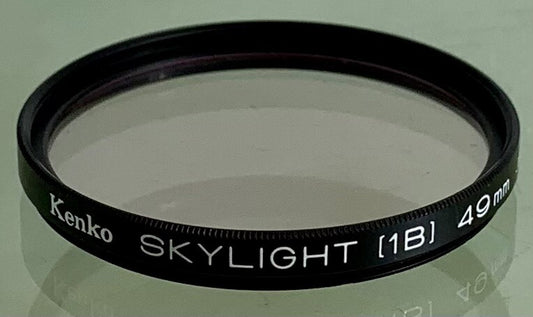 Kenko 49mm SKYLIGHT (1B) UV Filter Foe Camera Lens + Clean - 3390