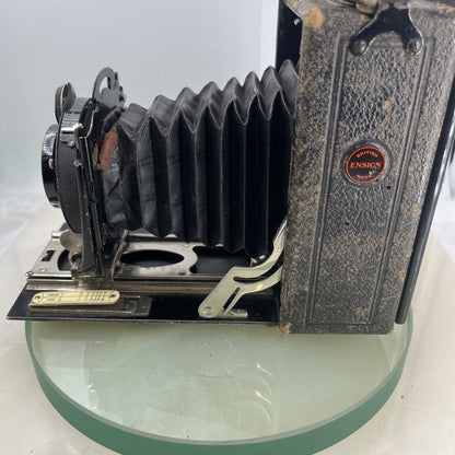 Houghton Butcher Ensign KLITO Double Extension 1912-16 Folding Camera LUKOS f=34