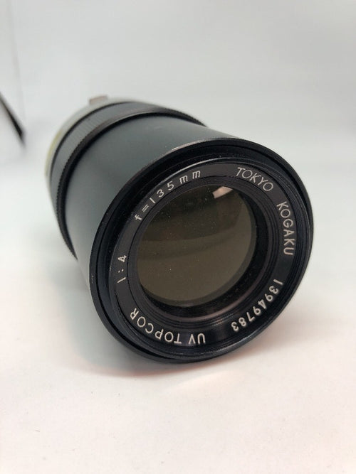 Camera lens Topcon Tokyo Kogaku UV Topcor 135mm. f4 per reflex .0