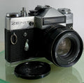 Vintage USSR "ZENIT-EM" SLR Camera + HELIOS-44M-4 Lens 2/58 + Tested - 3390