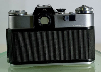Very Rare ZENIT E POINT AND SHOOT FILM CAMERA+HELIOS-44M LENS+SILVER+TESTED-3404