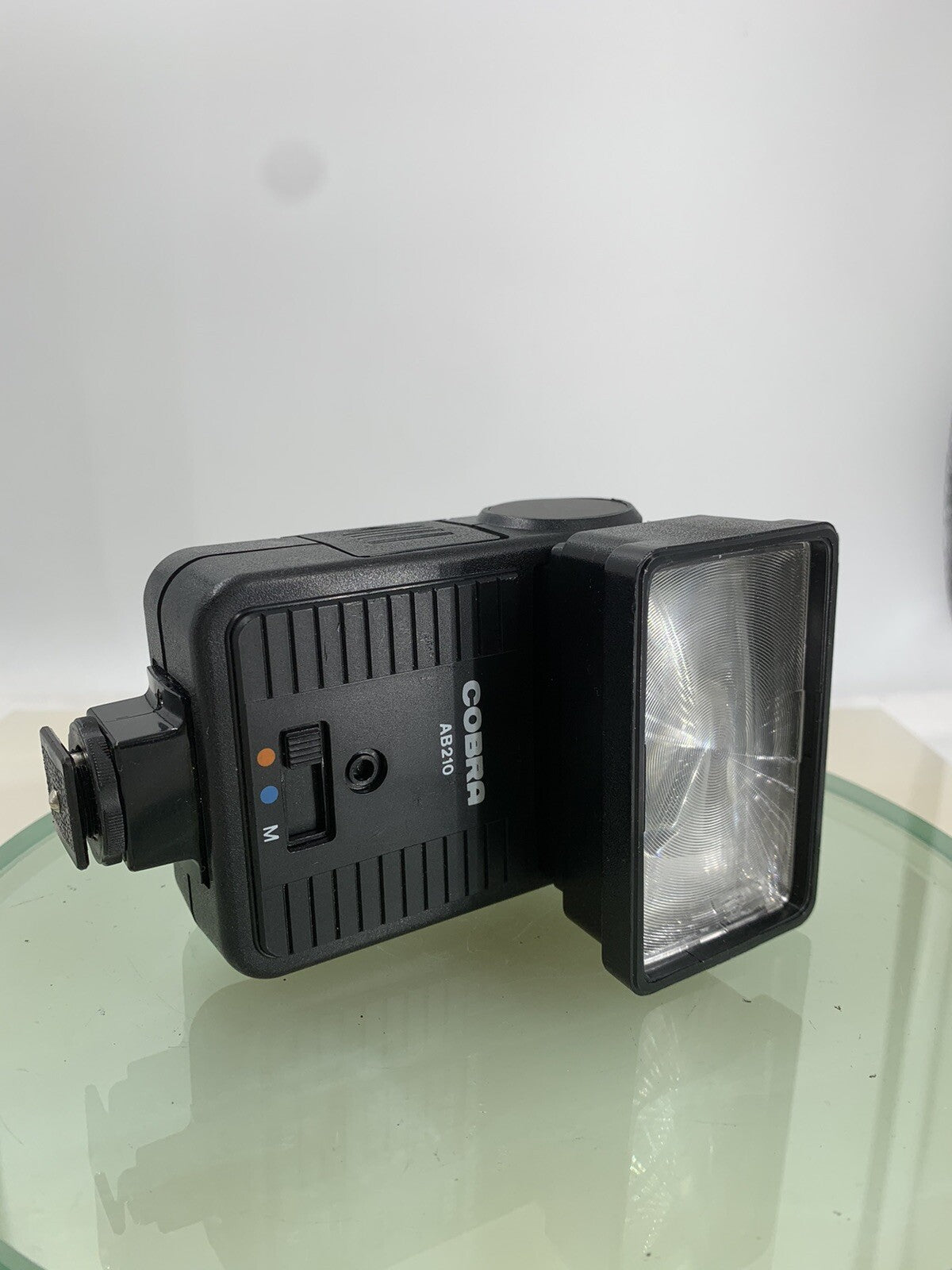 Cobra AB 210 Flash Gun For 35mm Film Camera Vintage BLACK - TESTED - 3846