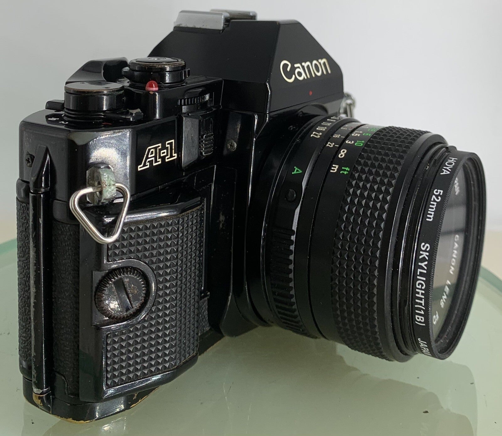 BEAUTIFUL Canon A-1 35mm SLR Camera Body+ FD 50mm f/1.8 FULLY WORKING #1742