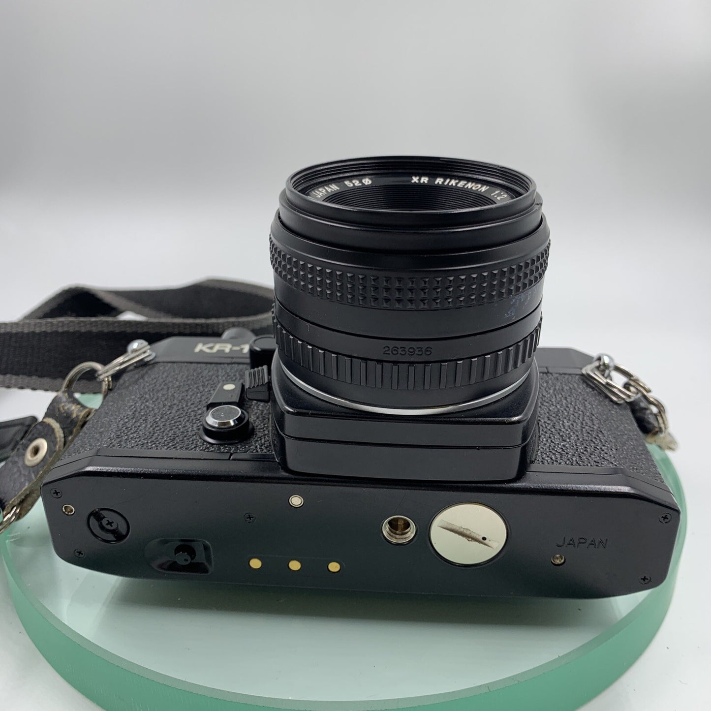Ricoh KR-10 35mm Film SLR Camera/K-Mount 50mm f/2 Prime Lens & Manual#TESTED#9023