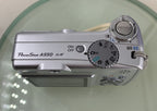 CANON POWERSHOT A550 7.1MP CAMERA WITH 1.0GB SD CARD SILVER TESTED - 8755