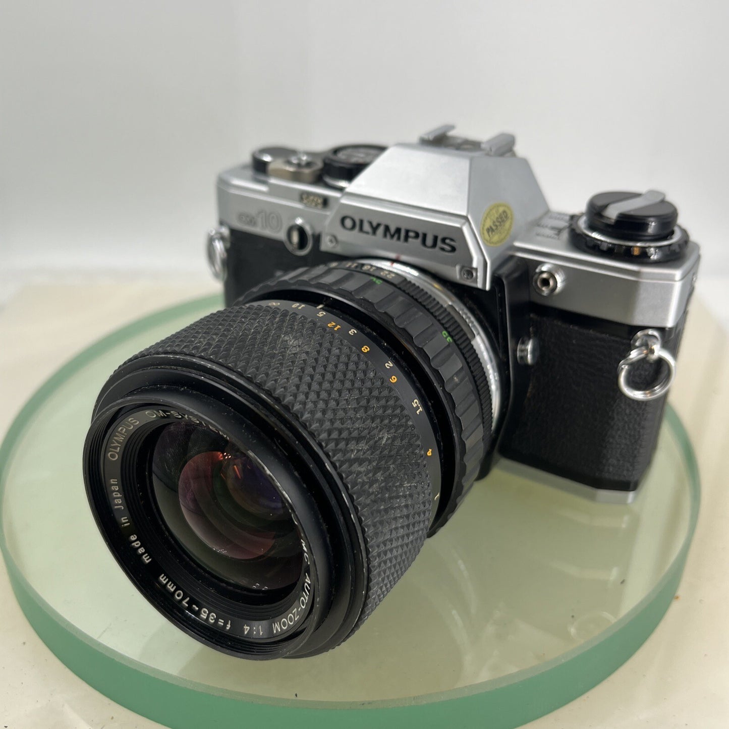 Olympus OM10 35mm SLR Film Camera +Zuiko 35-70mm f4 Lens TESTED / WORKING #9092