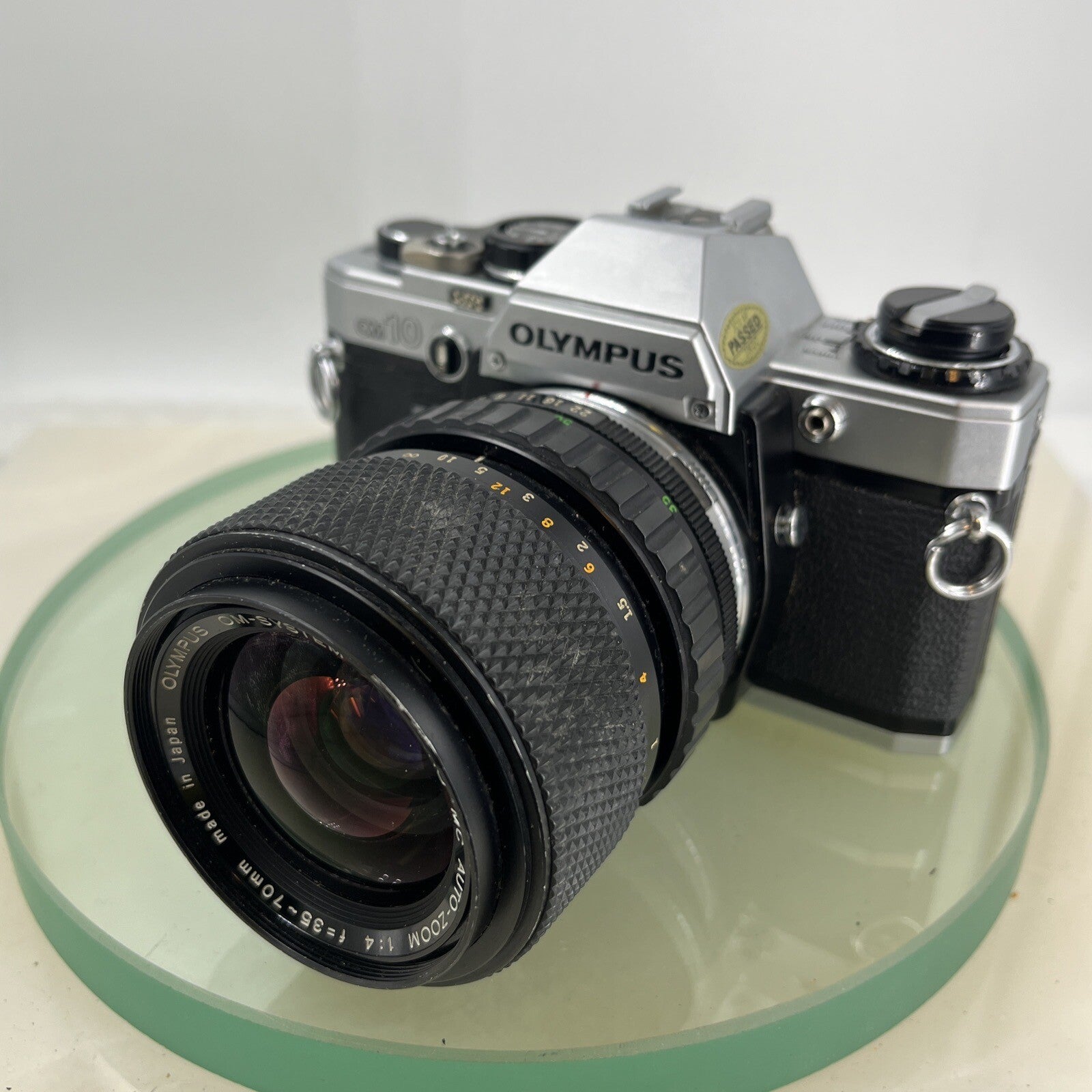 Olympus OM10 35mm SLR Film Camera +Zuiko 35-70mm f4 Lens TESTED / WORKING #9092