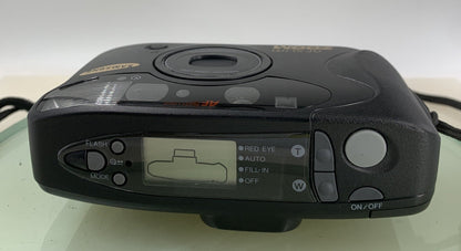 Samsung AF Slim Zoom 35mm Film Point And Shoot Camera Black + BAG TESTED - 168