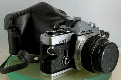 Olympus OM-2N MD 35mm Film SLR Manual Camera Olympus AUTO-W 28mm f3.5 Zuiko Lens0