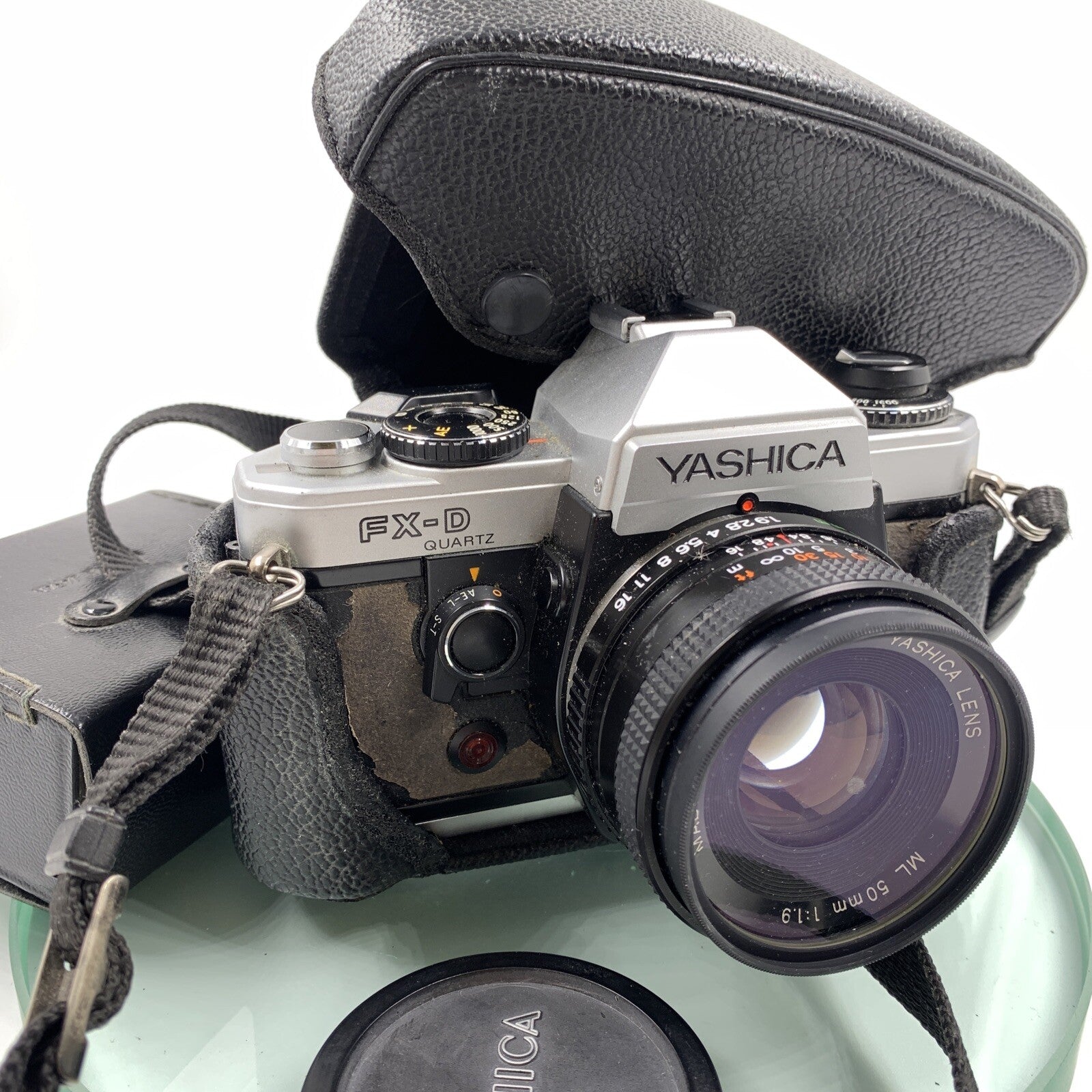 Yashica FX-D Quartz With Yashica DSB 50mm f/1.9 Lens  # TESTED # VGC # 8930