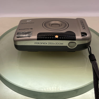 FUJIFILM FOTONEX 250ix ZOOM Advanced Photo System (APS) Camera Cased TESTED #3807