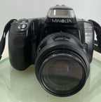 Minolta Dynax 300 SI SLR FILM CAMERA + 35-70mm Lens BLACK COLOR TESTED - 6101