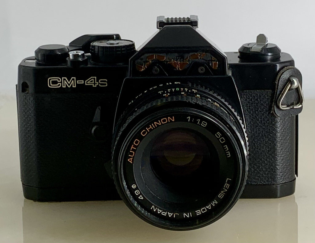 CHINON CM-4s 35mm Film SLR Manual Camera+CHINON 50mm F/1.9 Lens(SIGN MISSING)3631